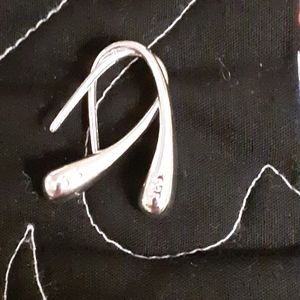 925 silver Earrings with small pendant